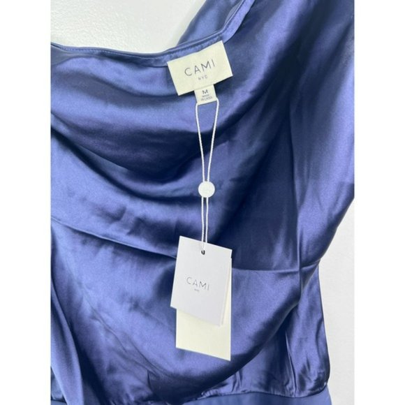 Cami NYC Darby One Shoulder Sexy Bodysuit Women's Night Shadow Size: M NWT - Picture 5 of 10